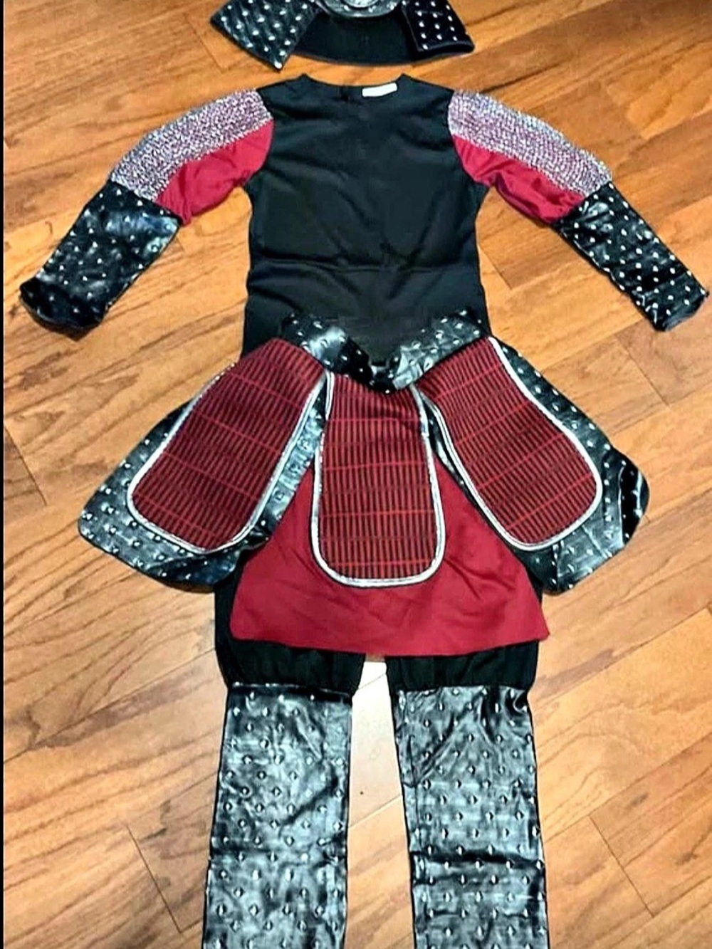 California Costumes Child Deluxe Samurai Costume Black & Red